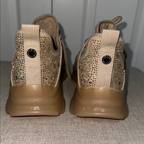 Women's Steve Madden Ganzo Rhinestone Sneakers SZ 8.5 - Picture 4 of 7
